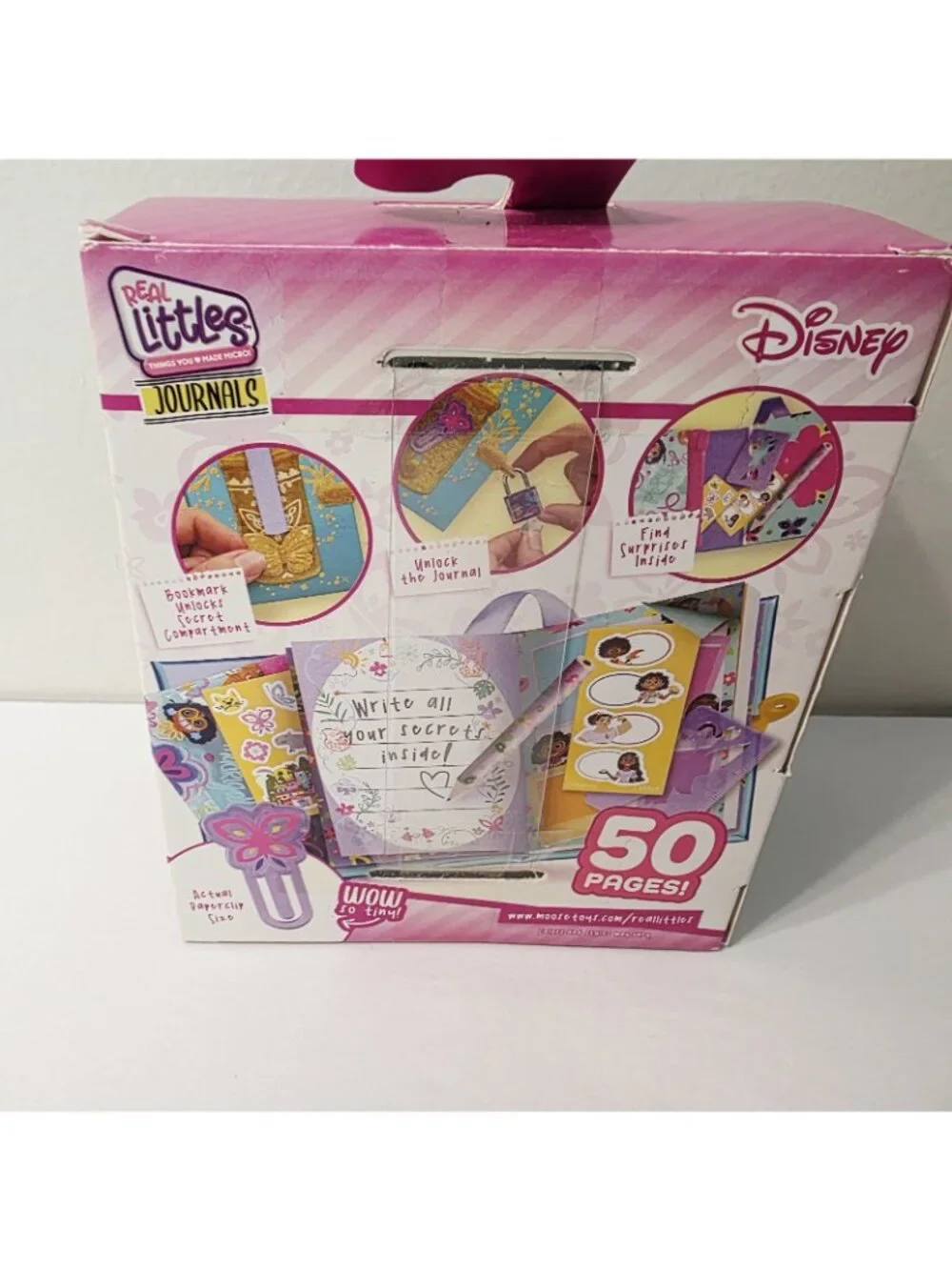 Real Littles Disney ENCANTO Movie Mini Journal Surprises Bookmark Lock Key